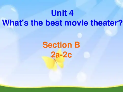 人教英语八年级上册 Unit4 SectionB 2a-2c (共17张PPT)