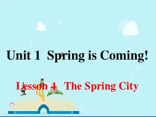 延寿县第四中学八年级英语下册Unit1SpringIsComingLesson4TheSpringC