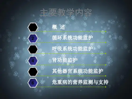 医学急诊危重病监护