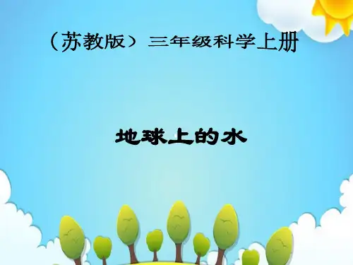 苏教版小学科学三年级上册地球上的水课件(4)