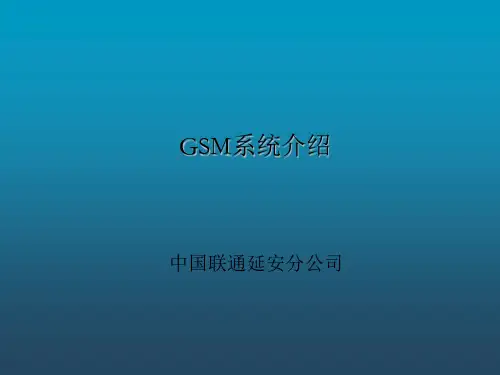 《GSM系统简介》PPT课件_OK