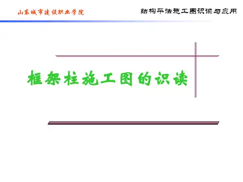 柱-建筑结构平法施工图识读