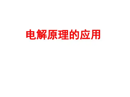电解原理应用精品课件