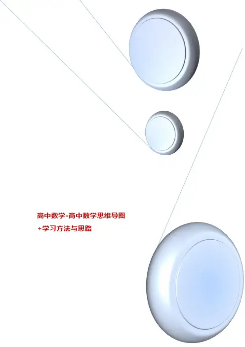 高中数学-高中数学思维导图+学习方法与思路