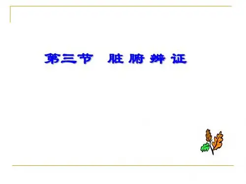 7-辨证_5脏腑辨证