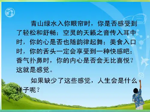 第四章  学前儿童感知觉的发展