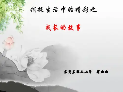 四年级下册语文课件—综合学习(三)成长的故事 ▎冀教版 (共16张PPT)