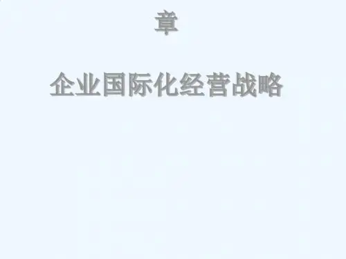 #企业战略管理教程第06章