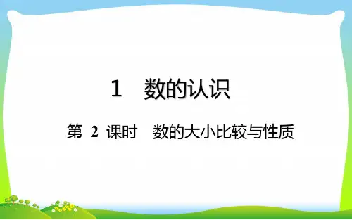 六年级下册数学总复习课件-数的认识：第 2 课时 数的大小比较与性质-通用版(共18张PPT).pptx