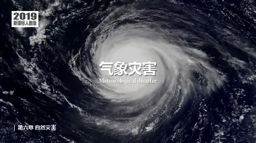 6.1 气象灾害 课件高一地理人教版(2019)必修第一册
