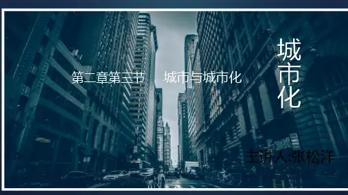 2.2城镇化(课件)人教版(2019)必修二地理高一下学期