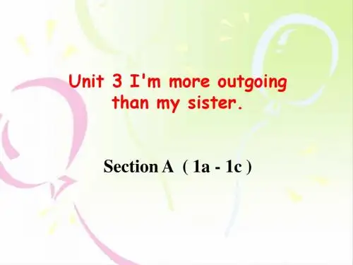 2013新人教版unit 3  Section A(1a-1c)