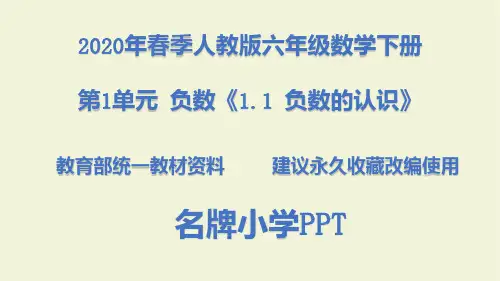 人教版六年级数学下册第一单元课件全套