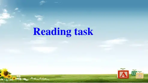 高中英语必修1Unit_5_Nelson_Mandela-a_modern_hero_Reading_taskppt课件