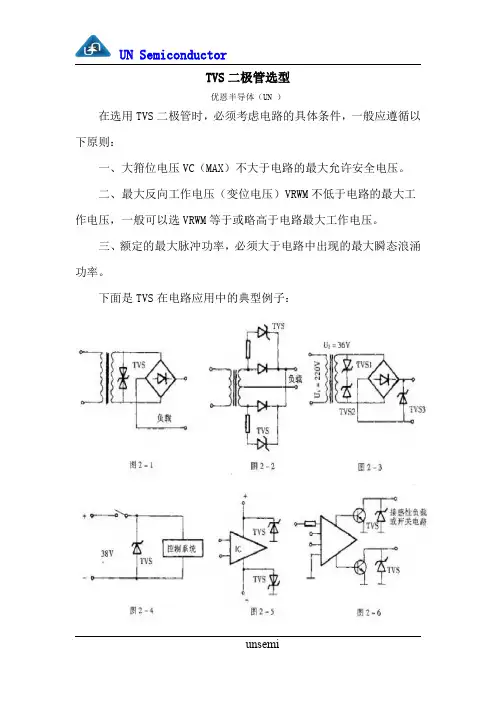 TVS二极管选型