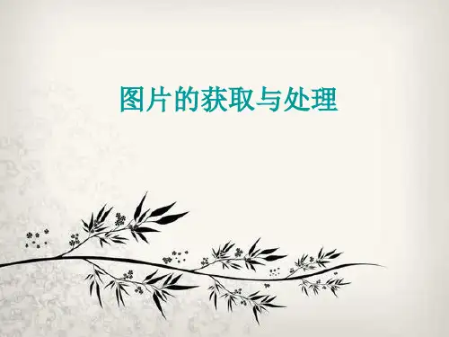 5-1图片的获取与处理