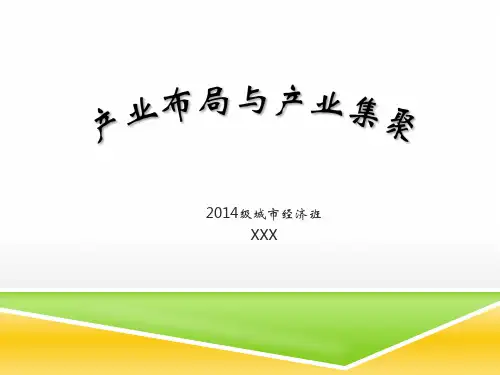 产业经济学之产业布局与产业集聚(ppt文档)