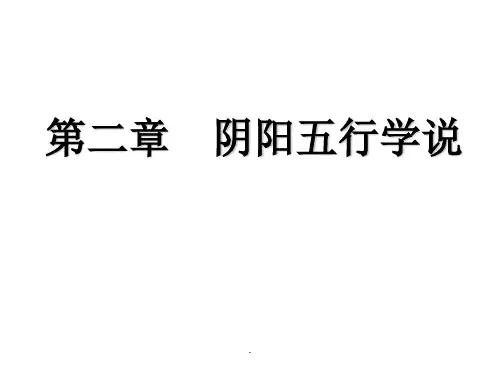 《阴阳五行学说》