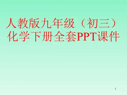 人教版九年级(初三)化学下册全套PPT课件