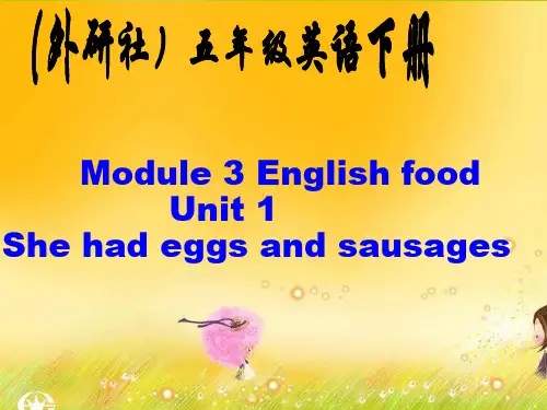 五年级下册英语Module3 Unit1课件外研版(三起)