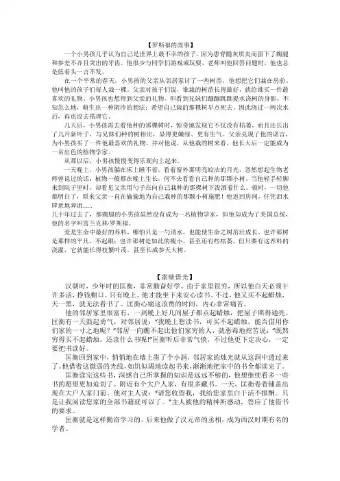 罗斯福的故事