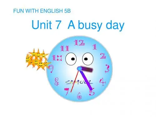五年级英语下册unit4课件