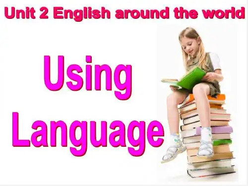 高一人教版必修1 Unit2using language