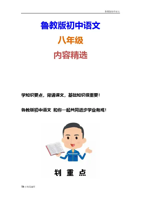 鲁教版初中语文八年级上册《雷电颂》随堂测试卷练习题2