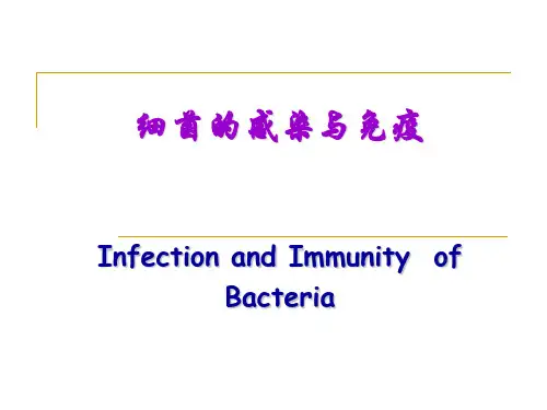 《细菌感染与免疫》幻灯片PPT