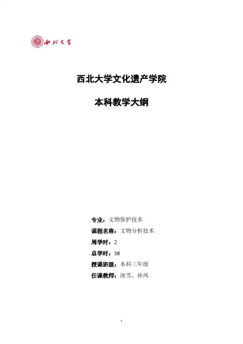 西北大学文化遗产学院