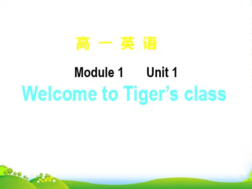 高中英语 Unit1 School life 1st Class课件 牛津译林版必修1