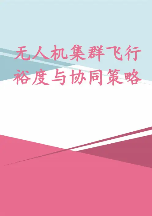无人机集群飞行裕度与协同策略