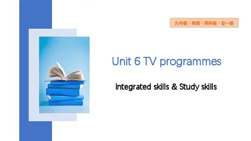 Unit6IntegratedskillsStudyskills课件牛津译林版九年级英语上册