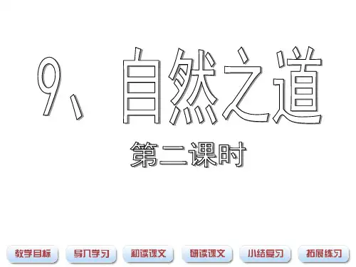 《自然之道》课件(第二课时)