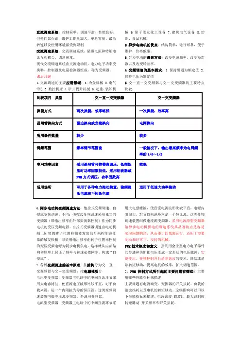 交流调速简答 (1)