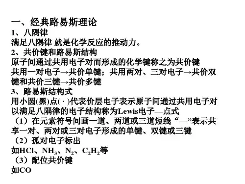化学竞赛 分子结构课件