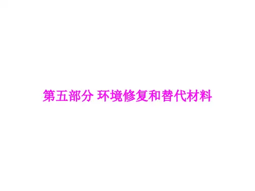 第五部分 环境修复和替代材料ppt课件