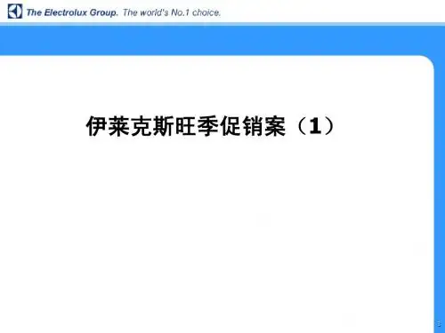 伊莱克斯旺季促销-盛世长城