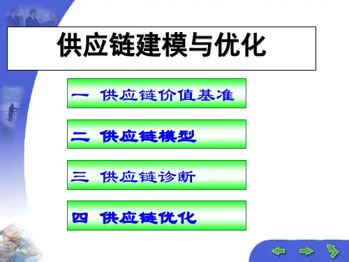 供应链模型的建立与优化PPT课件