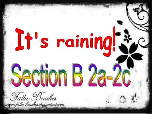 阅读课Unit_9_It's_raining_Section_B_2a-2c