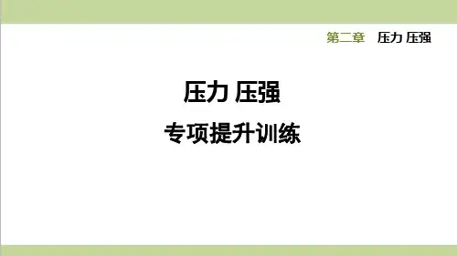 华师大版八年级上册科学 专项训练 课后习题重点练习课件