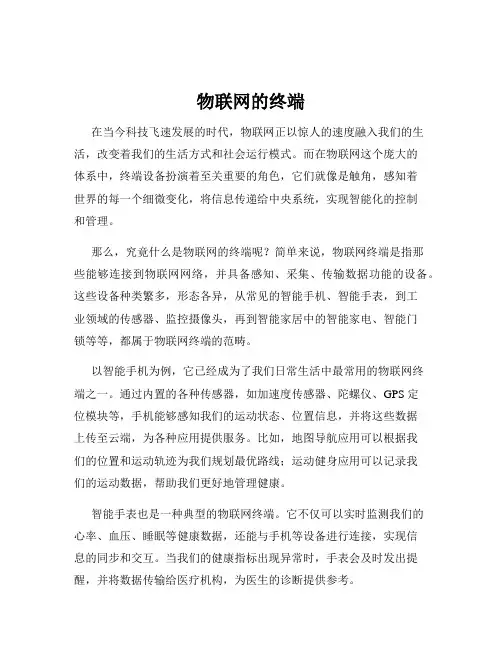 物联网的终端