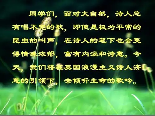 蝈蝈与蛐蛐-夜课件ppt