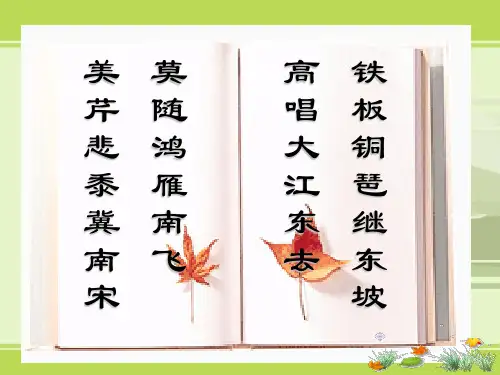 《水龙吟·登建康赏心亭》(2015)解析
