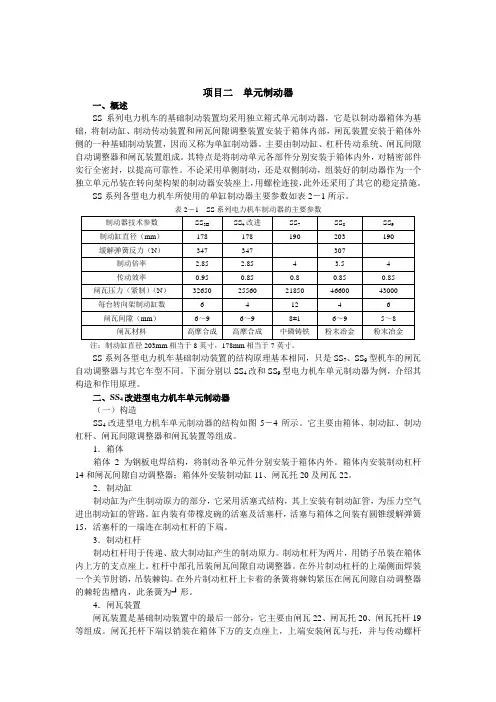 单元制动器