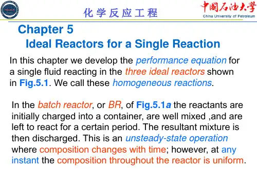 化学反应工程英文课件Chapter 5
