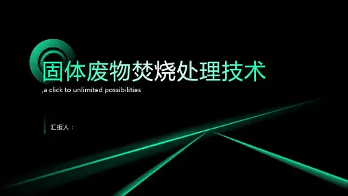 第四篇 固体废物焚烧处理技术