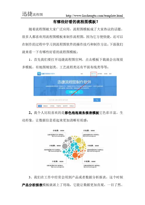 有哪些好看的流程图模板？