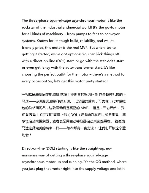 简述三相鼠笼式异步电动机启动方法