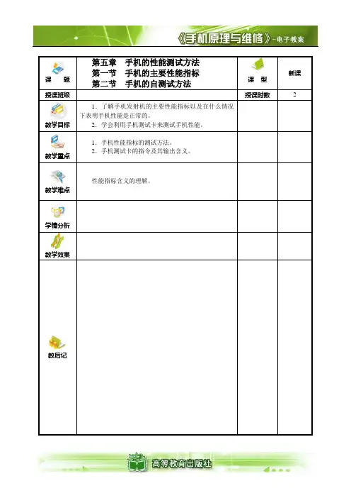 第五章手机性能测试方法0815